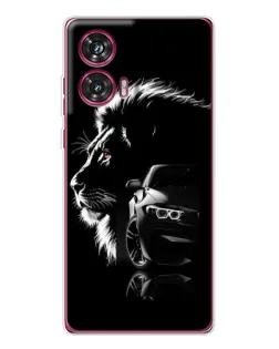 Чохол для Motorola Edge 50 Fusion з картинкою «BMW та лев»