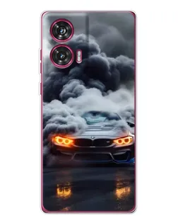 Чохол для Motorola Edge 50 Fusion з картинкою «BMW у диму»