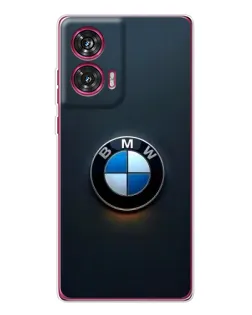 Чохол для Motorola Edge 50 Fusion з картинкою «Логотип BMW — мінімалізм»