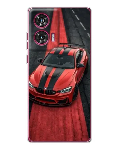Чохол для Motorola Edge 50 Fusion з картинкою «BMW на червоній доріжці» Чохол для Motorola Edge 50 Fusion з картинкою «BMW на червоній доріжці»