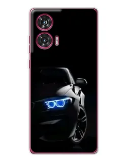 Чохол для Motorola Edge 50 Fusion з картинкою «BMW — нічний погляд»