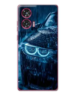 Чохол для Motorola Edge 50 Fusion з картинкою «BMW під дощем»