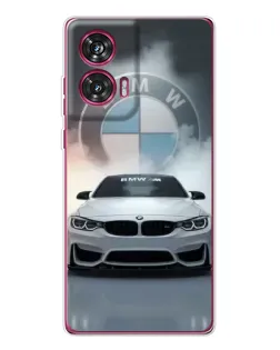 Чохол для Motorola Edge 50 Fusion з картинкою «BMW в білому диму»