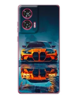 Чохол для Motorola Edge 50 Fusion з картинкою «BMW — золота емблема»