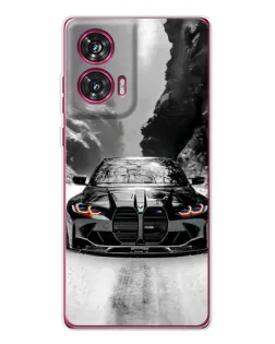 Чохол для Motorola Edge 50 Fusion з картинкою «BMW — акварельний дрифт»