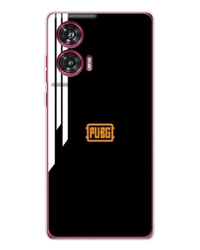 Чехол для Motorola Edge 50 Fusion с картинкой «PUBG — вертикальные линии»