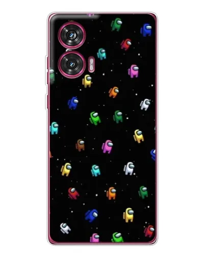 Чехол для Motorola Edge 50 Fusion с картинкой «Экипаж Among Us»