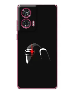 Чехол для Motorola Edge 50 Fusion с картинкой «Among Us шлем»