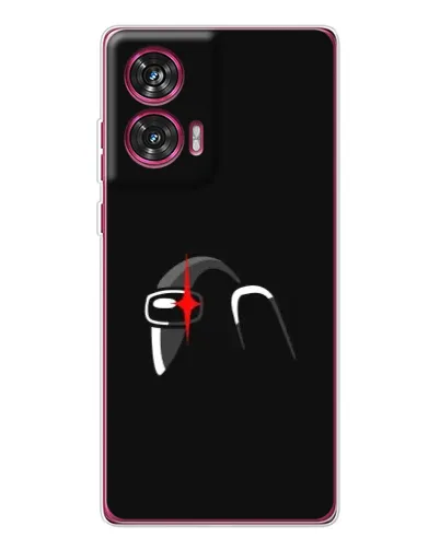 Чехол для Motorola Edge 50 Fusion с картинкой «Among Us шлем»