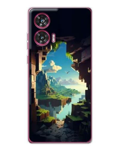 Чехол для Motorola Edge 50 Fusion с картинкой «Вид из пещеры» Чехол для Motorola Edge 50 Fusion с картинкой «Вид из пещеры»