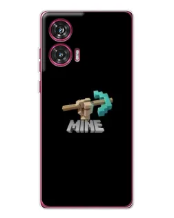 Чехол для Motorola Edge 50 Fusion с картинкой «Алмазная кирка»