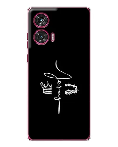 Чехол для Motorola Edge 50 Fusion с картинкой «Король Славы Jesus»