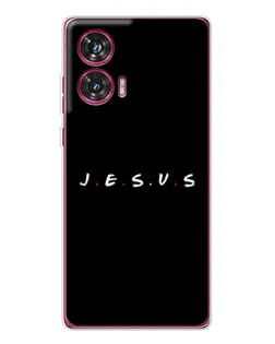 Чехол для Motorola Edge 50 Fusion с картинкой «Точки веры J.E.S.U.S.»
