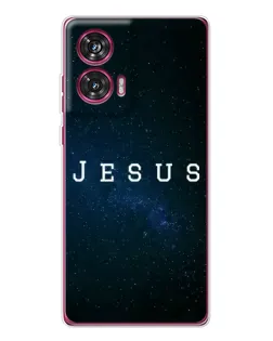 Чехол для Motorola Edge 50 Fusion с картинкой «Звездное небо Jesus»