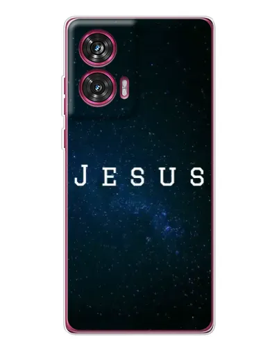 Чехол для Motorola Edge 50 Fusion с картинкой «Звездное небо Jesus»