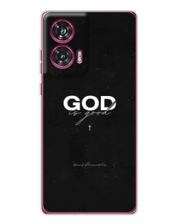Чехол для Motorola Edge 50 Fusion с картинкой «GOD — Бог над всем»