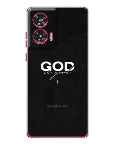 Чехол для Motorola Edge 50 Fusion с картинкой «GOD — Бог над всем»
