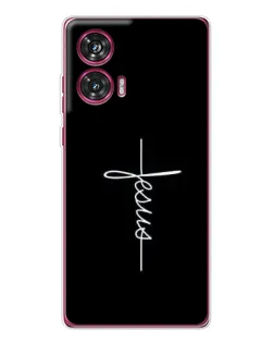 Чехол для Motorola Edge 50 Fusion с картинкой «Тонкая линия веры»