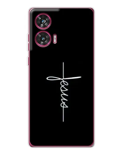 Чехол для Motorola Edge 50 Fusion с картинкой «Тонкая линия веры»