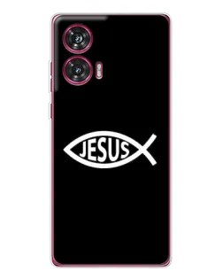 Чехол для Motorola Edge 50 Fusion с картинкой «Классический Jesus»