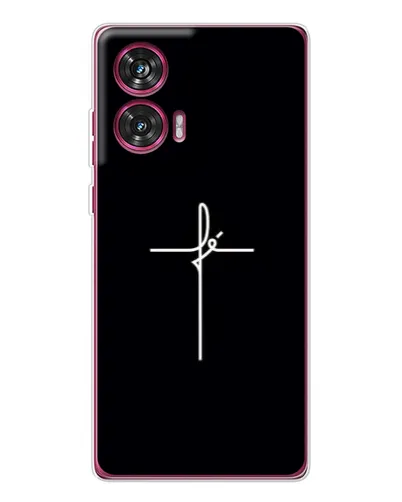 Чохол для Motorola Edge 50 Fusion з картинкою «Тонкий хрест» Чохол для Motorola Edge 50 Fusion з картинкою «Тонкий хрест»