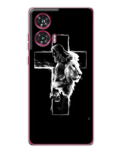 Чохол для Motorola Edge 50 Fusion з картинкою «Сяючий хрест Jesus» Чохол для Motorola Edge 50 Fusion з картинкою «Сяючий хрест Jesus»
