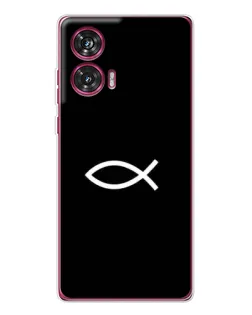 Чохол для Motorola Edge 50 Fusion з картинкою «Символ риби Jesus»