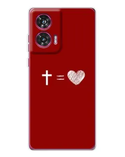 Чохол для Motorola Edge 50 Fusion з картинкою «Рівняння любові»