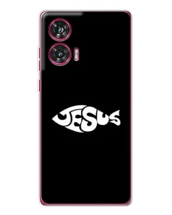 Чохол для Motorola Edge 50 Fusion з картинкою «Риба  Jesus»