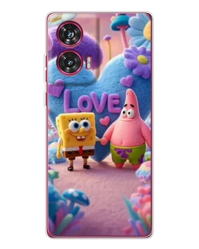 Чехол для Motorola Edge 50 Fusion с картинкой «Губка Боб Патрик» Чехол для Motorola Edge 50 Fusion с картинкой «Губка Боб Патрик»
