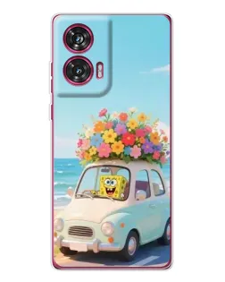 Чехол для Motorola Edge 50 Fusion с картинкой «Автомобильное путешествие»