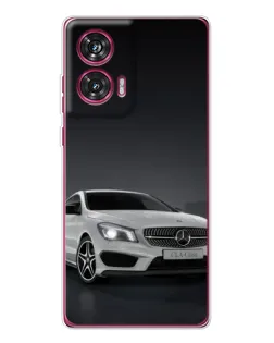 Чехол для Motorola Edge 50 Fusion с картинкой «Mercedes AMG GT Silver»