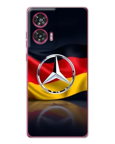 Чехол для Motorola Edge 50 Fusion с картинкой «Mercedes — флаг Германии» Чехол для Motorola Edge 50 Fusion с картинкой «Mercedes — флаг Германии»