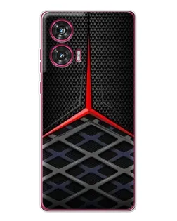 Чехол для Motorola Edge 50 Fusion с картинкой «Mercedes Carbon Grid»