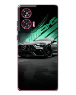 Чехол для Motorola Edge 50 Fusion с картинкой «Темный Mercedes AMG»
