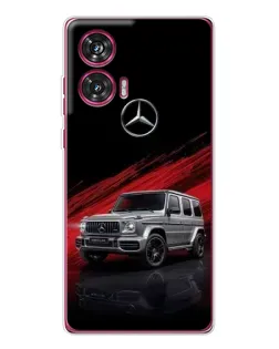 Чехол для Motorola Edge 50 Fusion с картинкой «Mercedes G-Class красный»