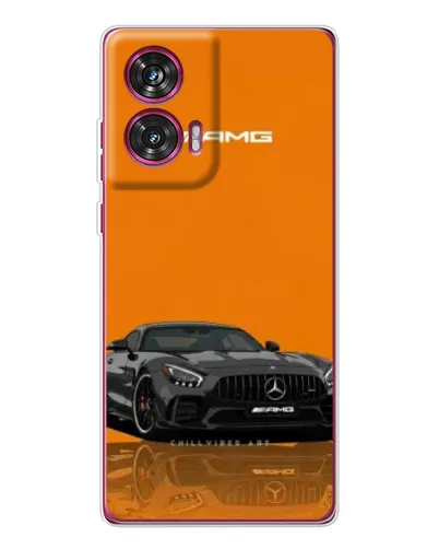 Чехол для Motorola Edge 50 Fusion с картинкой «Оранжевый Mercedes AMG» Чехол для Motorola Edge 50 Fusion с картинкой «Оранжевый Mercedes AMG»
