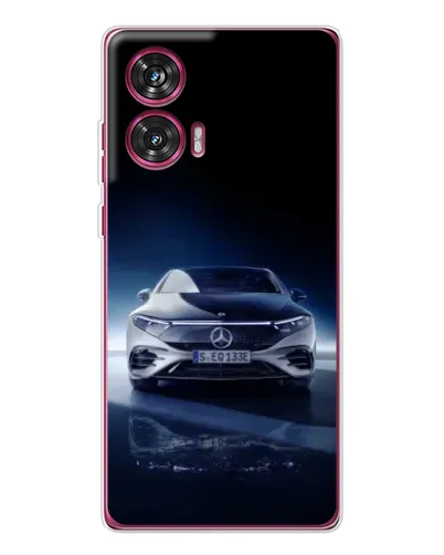 Чехол для Motorola Edge 50 Fusion с картинкой «Ночной Mercedes EQ» Чехол для Motorola Edge 50 Fusion с картинкой «Ночной Mercedes EQ»
