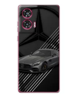Чехол для Motorola Edge 50 Fusion с картинкой «Mercedes AMG — графика»
