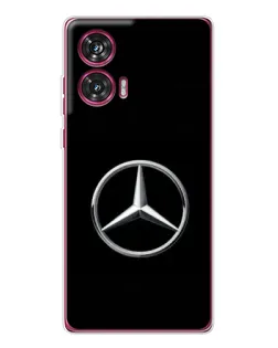 Чехол для Motorola Edge 50 Fusion с картинкой «Mercedes классический лого»