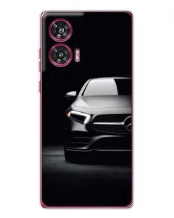 Чехол для Motorola Edge 50 Fusion с картинкой «Свет фар Mercedes»