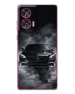 Чехол для Motorola Edge 50 Fusion с картинкой «Mercedes в дыму»