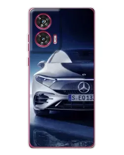 Чехол для Motorola Edge 50 Fusion с картинкой «Mercedes EQ — будущее»