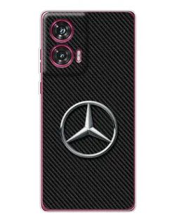 Чохол для Motorola Edge 50 Fusion з картинкою «Карбоновий Mercedes стиль»