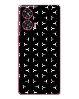 Чохол для Motorola Edge 50 Fusion з картинкою «Mercedes паттерн зірок»