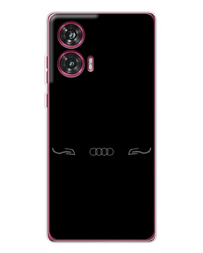 Чехол для Motorola Edge 50 Fusion с картинкой «Audi — световой подпись»