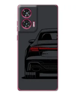 Чехол для Motorola Edge 50 Fusion с картинкой «Задняя часть Audi — арт»