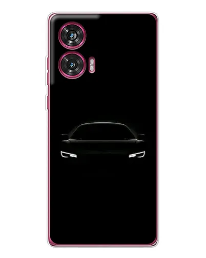 Чехол для Motorola Edge 50 Fusion с картинкой «Взгляд Audi в темноте»
