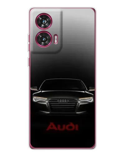 Чехол для Motorola Edge 50 Fusion с картинкой «Audi — градиентный контур»