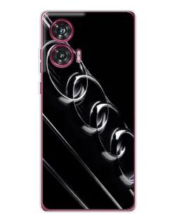 Чехол для Motorola Edge 50 Fusion с картинкой «Audi — абстрактные кольца»